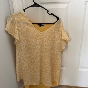 Papermoon Yellow Floral Blouse